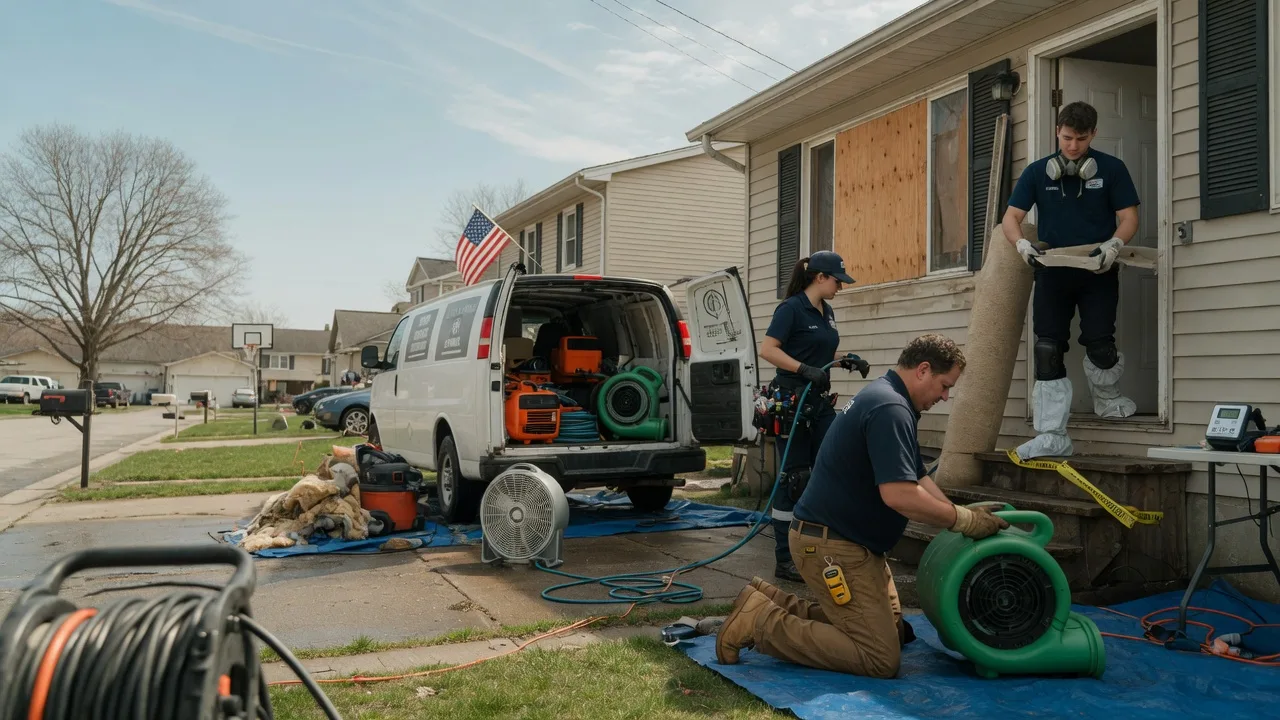 Water Damage Restoration in Belleville, IL near me